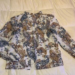 Paisley Long Sleeve Blouse